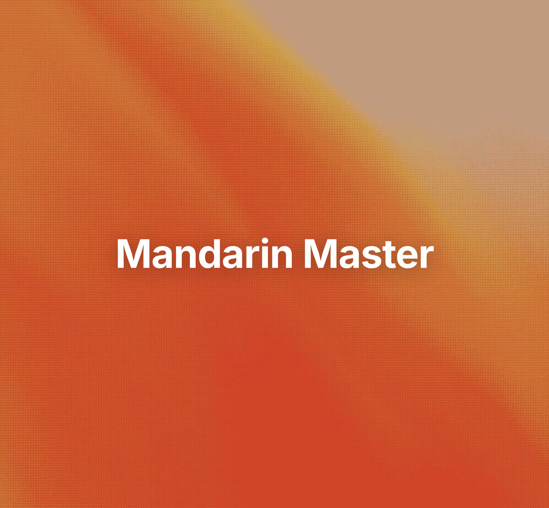 Mandarin Master Logo